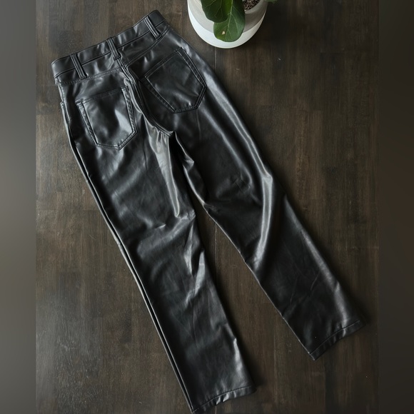 A&B Curve Love Vegan Leather Pants - Picture 10 of 14